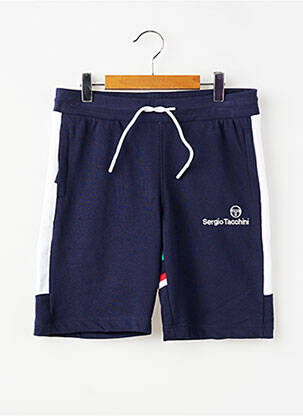 Short tissage popeline taille élastique bleu SERGIO TACCHINI garçon