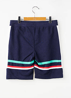 Short tissage popeline taille élastique bleu SERGIO TACCHINI garçon