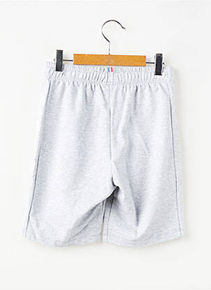 Short stretch taille élastique gris LE COQ SPORTIF garçon