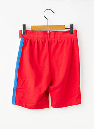 Short stretch taille élastique rouge LE COQ SPORTIF garçon