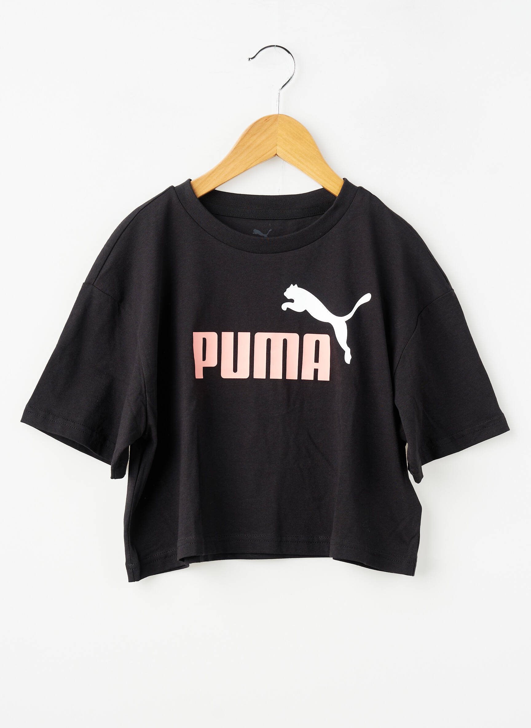T-shirt stretch manches courtes noir PUMA enfant