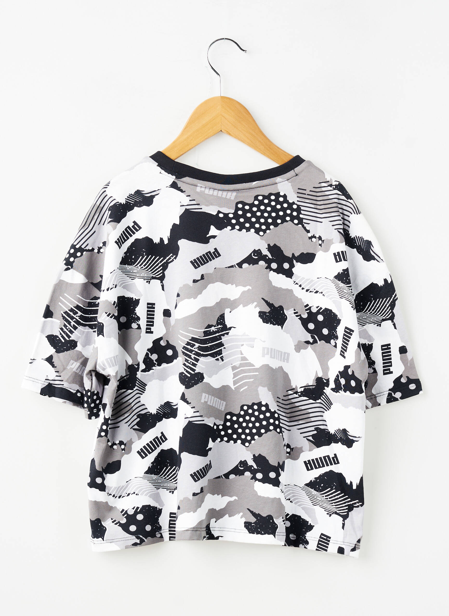 T-shirt stretch manches longues gris PUMA fille