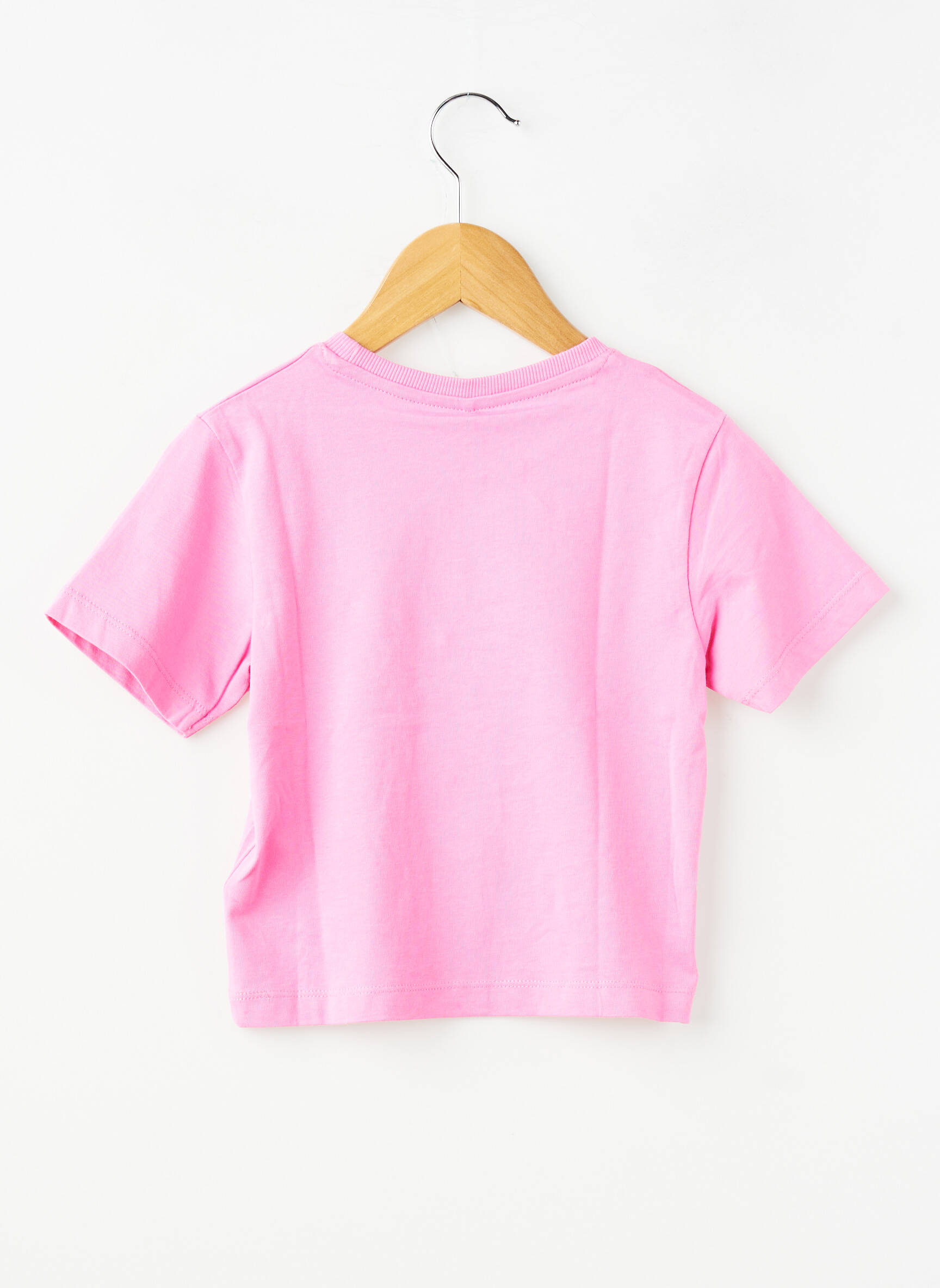 T-shirt stretch manches courtes rose NAME IT fille