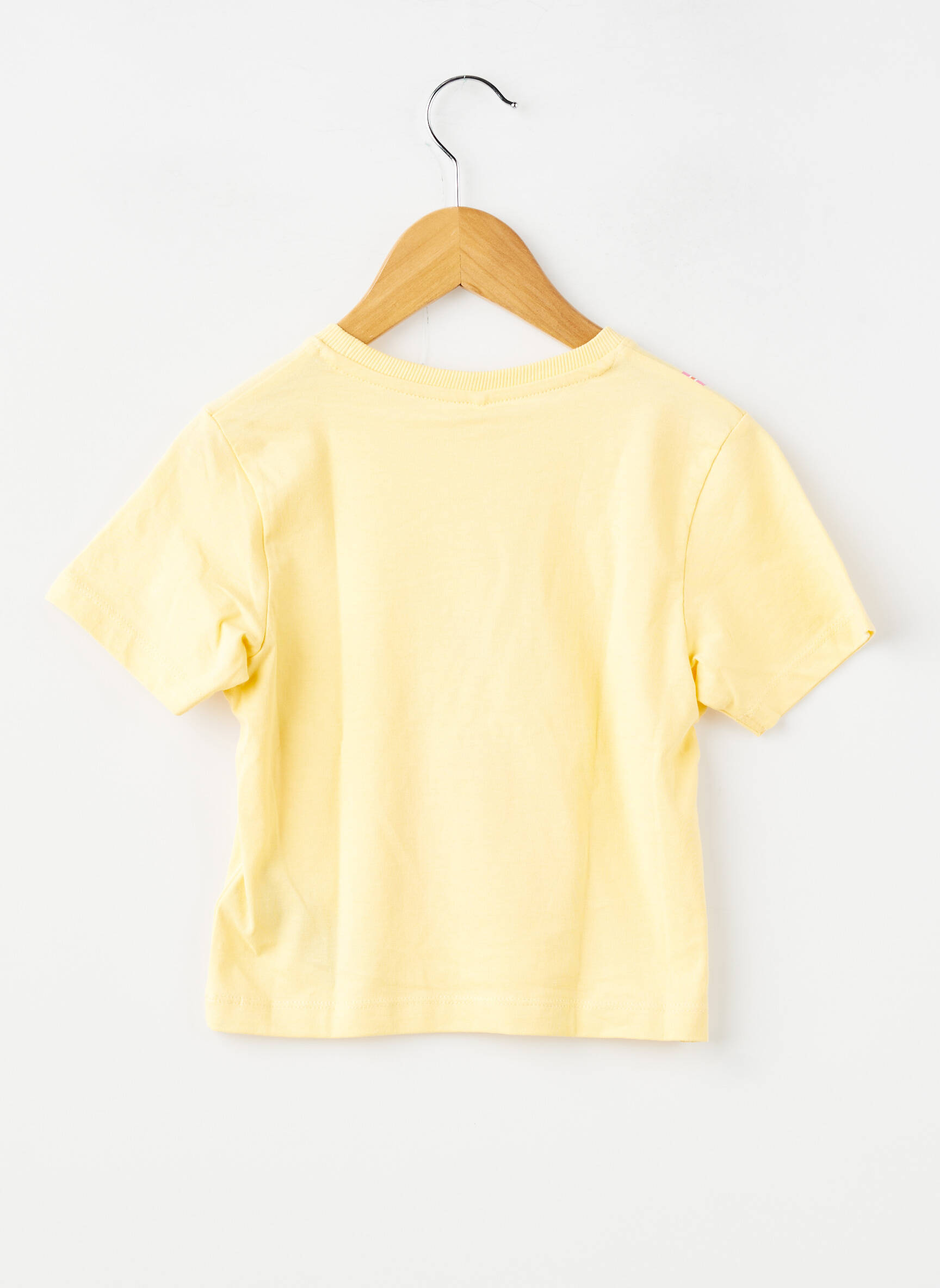 T-shirt stretch manches courtes jaune NAME IT fille