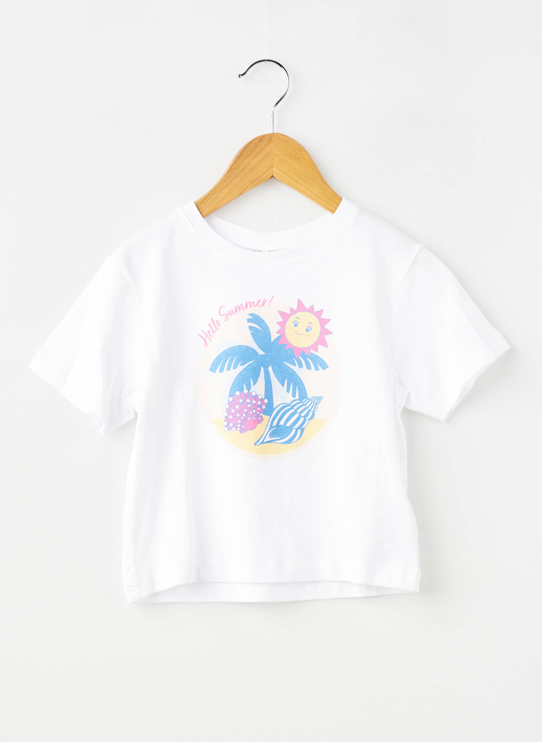 T-shirt stretch manches courtes blanc NAME IT fille