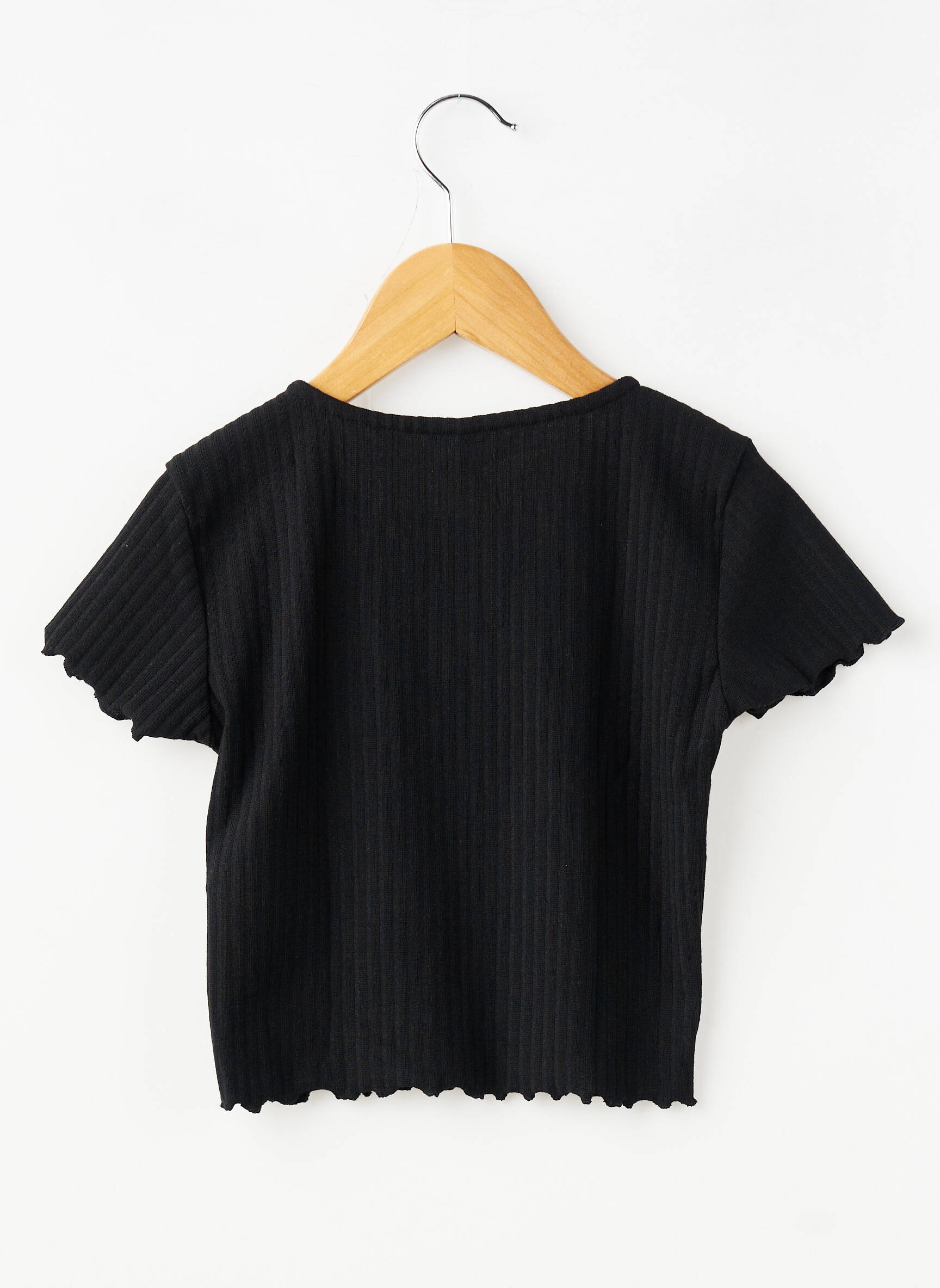 T-shirt stretch manches courtes noir ONLY fille