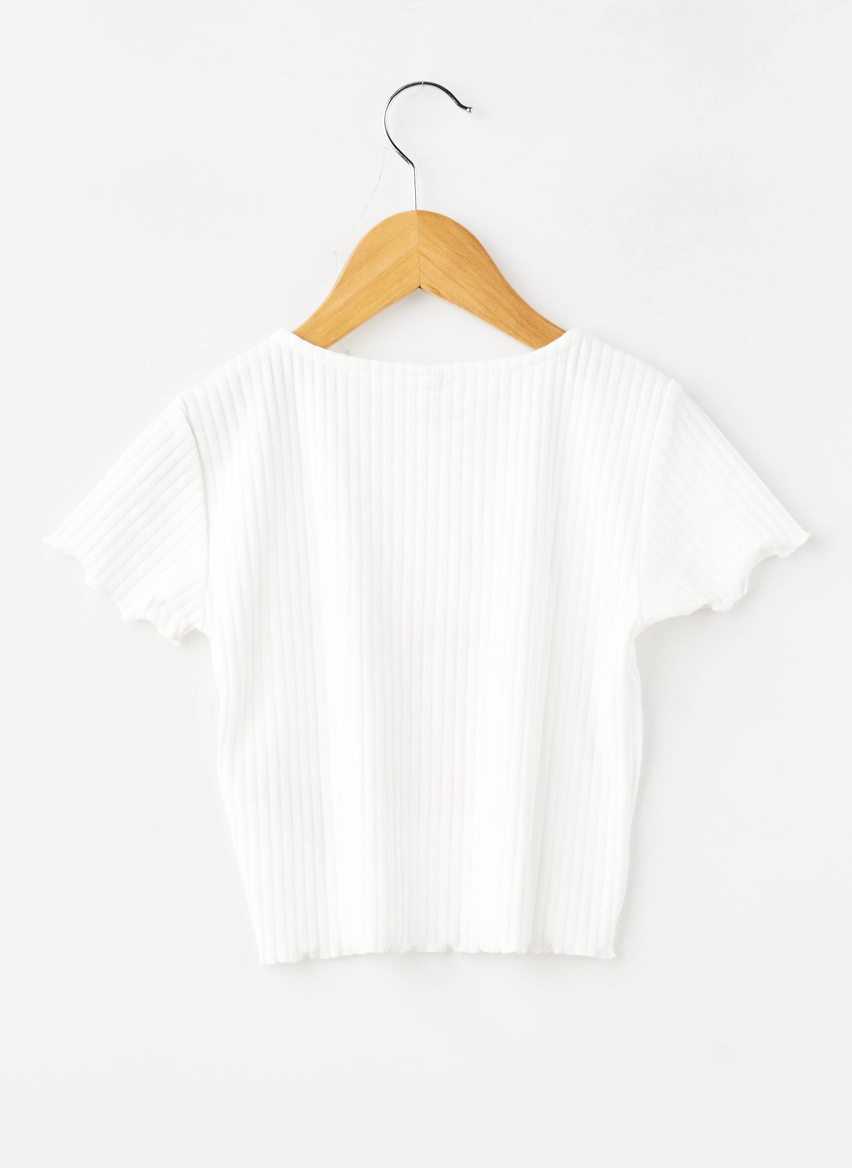 T-shirt stretch manches courtes blanc ONLY fille
