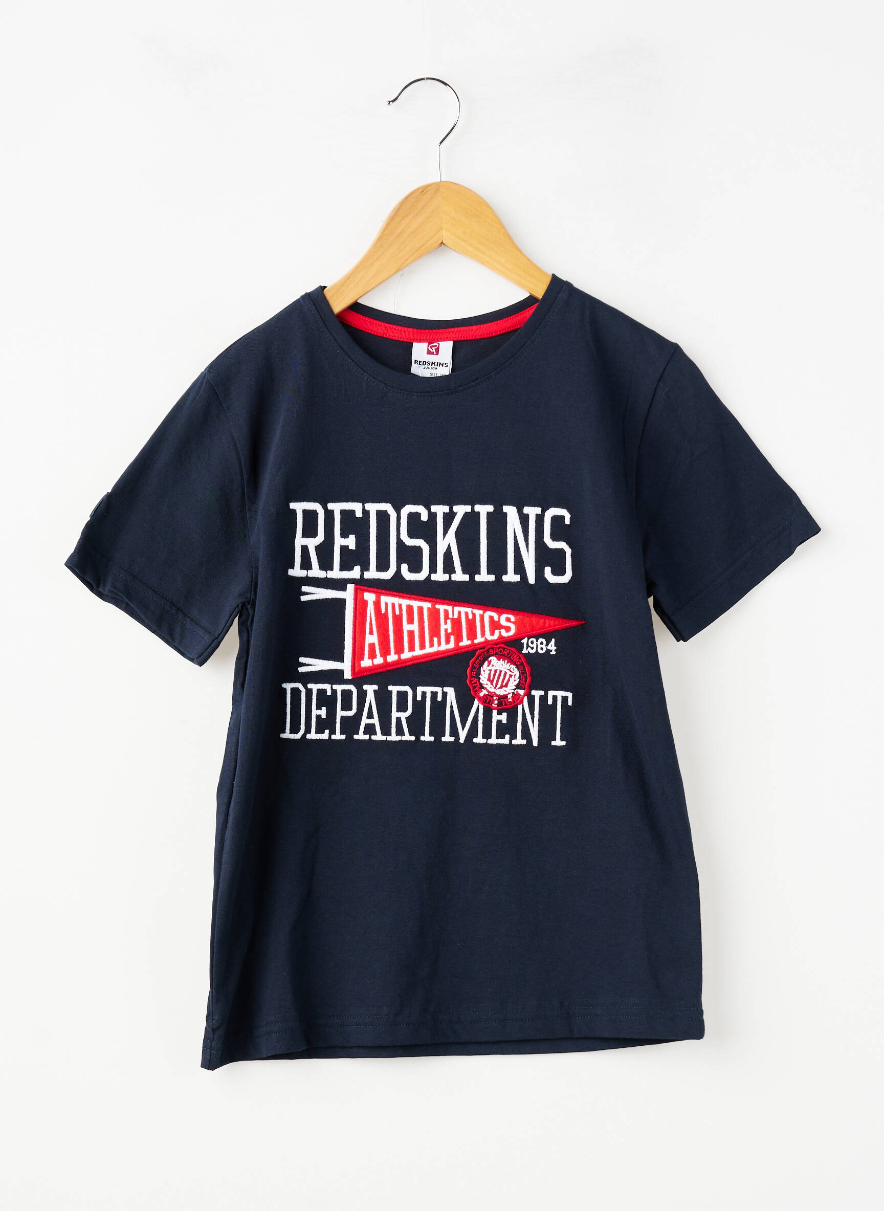 T-shirt stretch manches courtes bleu REDSKINS garçon