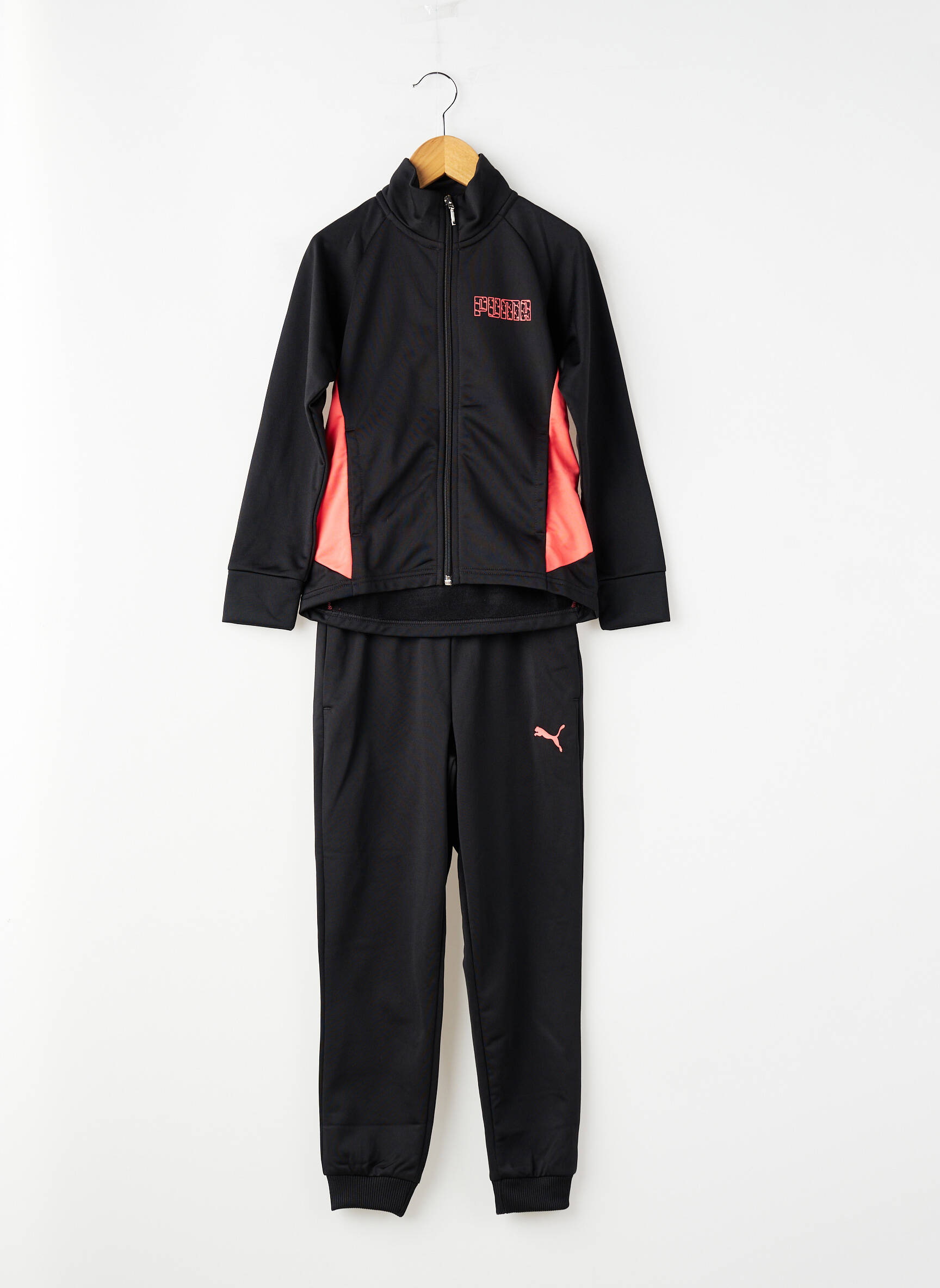 Ensemble pantalon manches longues noir PUMA fille