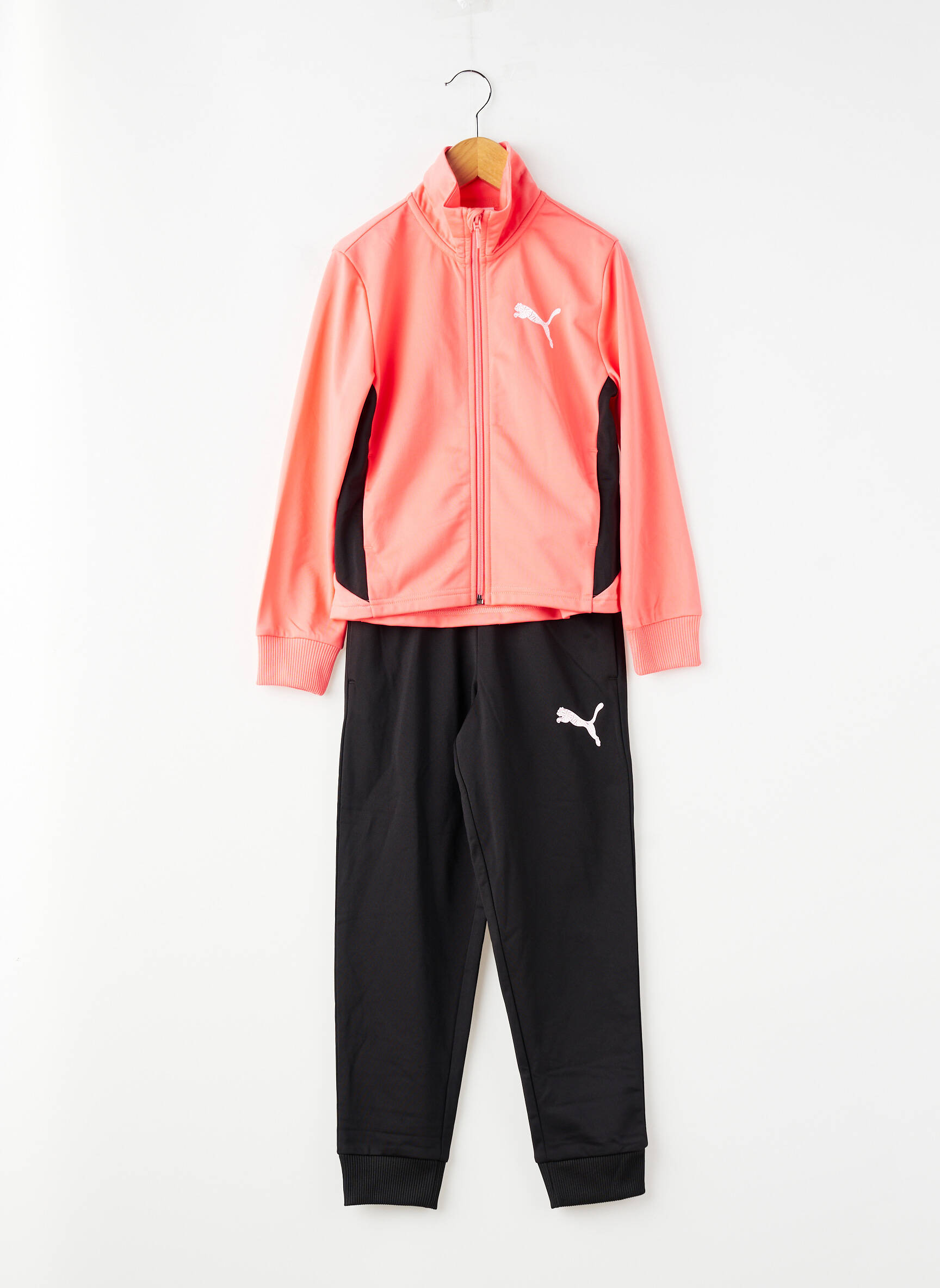 Ensemble pantalon manches longues rose PUMA fille