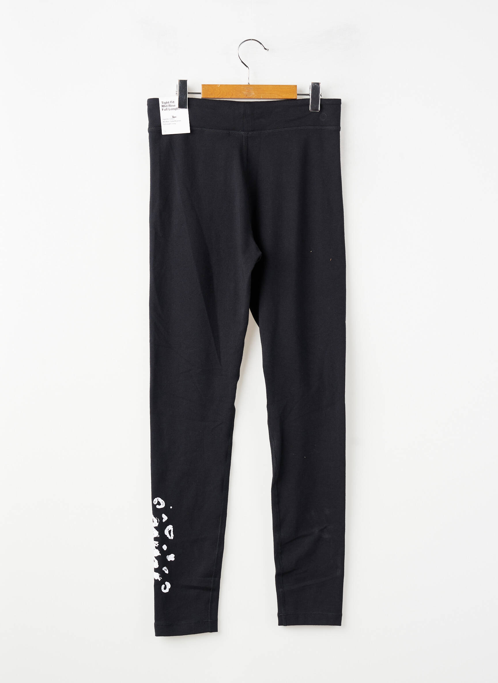 Legging sérigraphie taille élastique noir NIKE fille