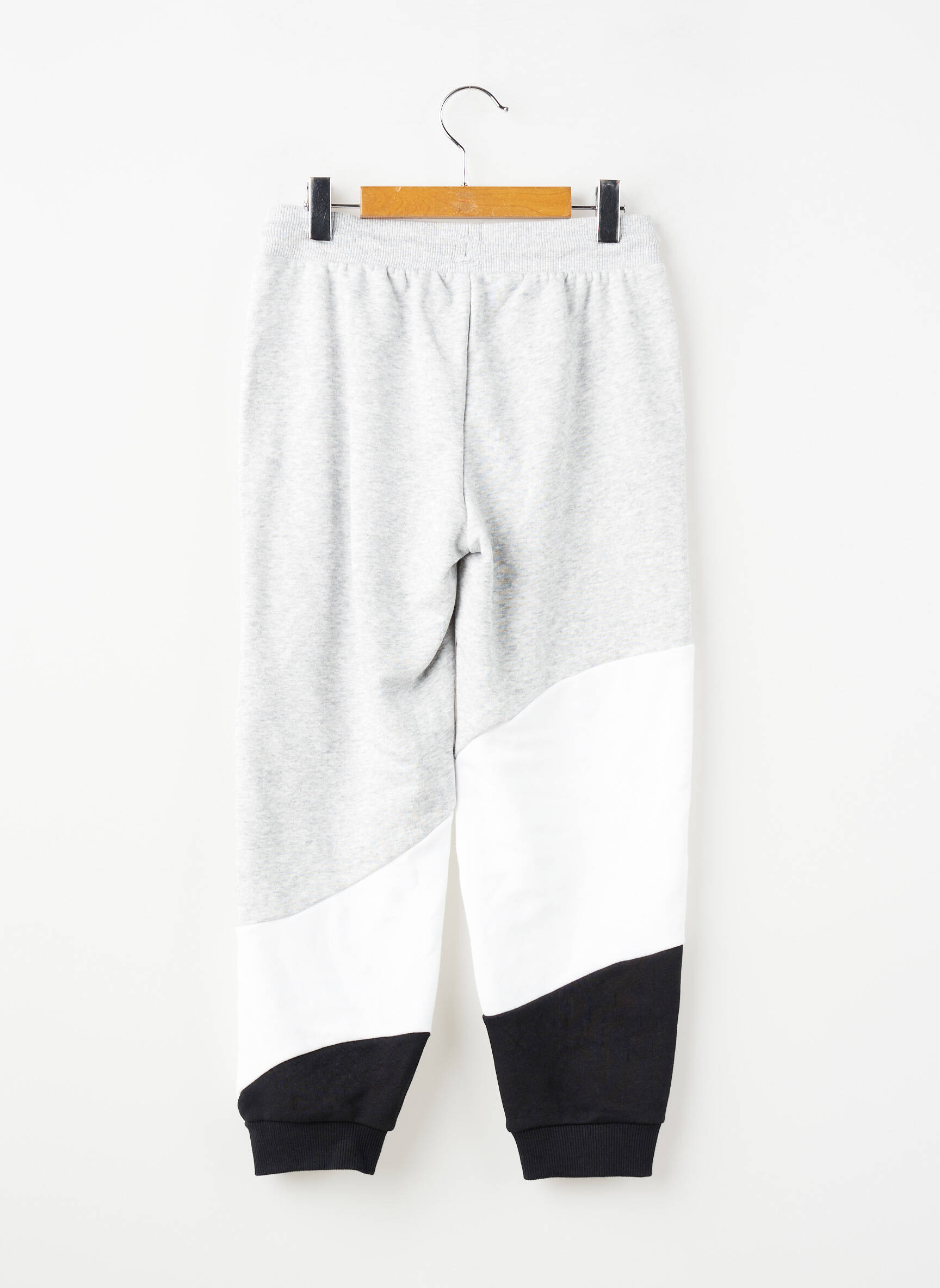 Jogging tissage chiné taille élastique gris PUMA garçon