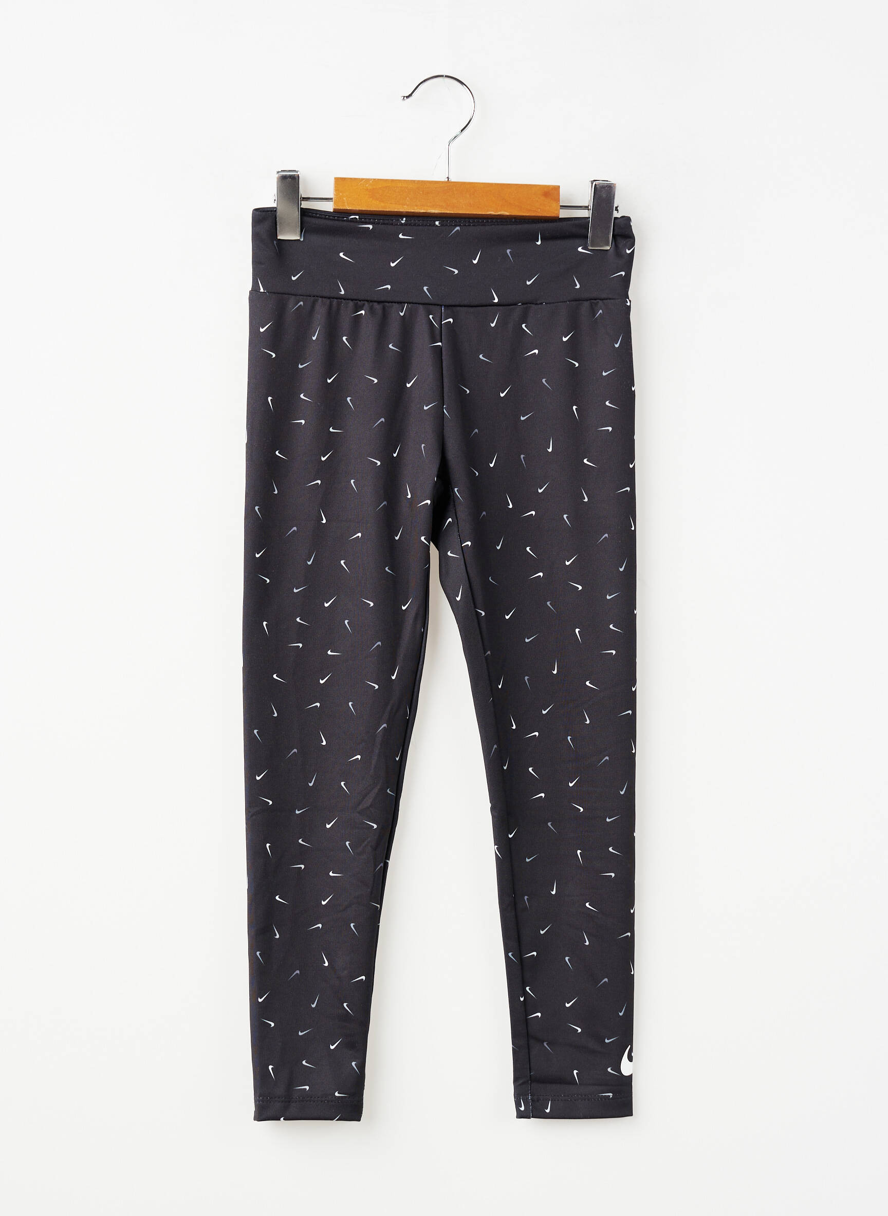 Legging stretch taille élastique noir NIKE fille