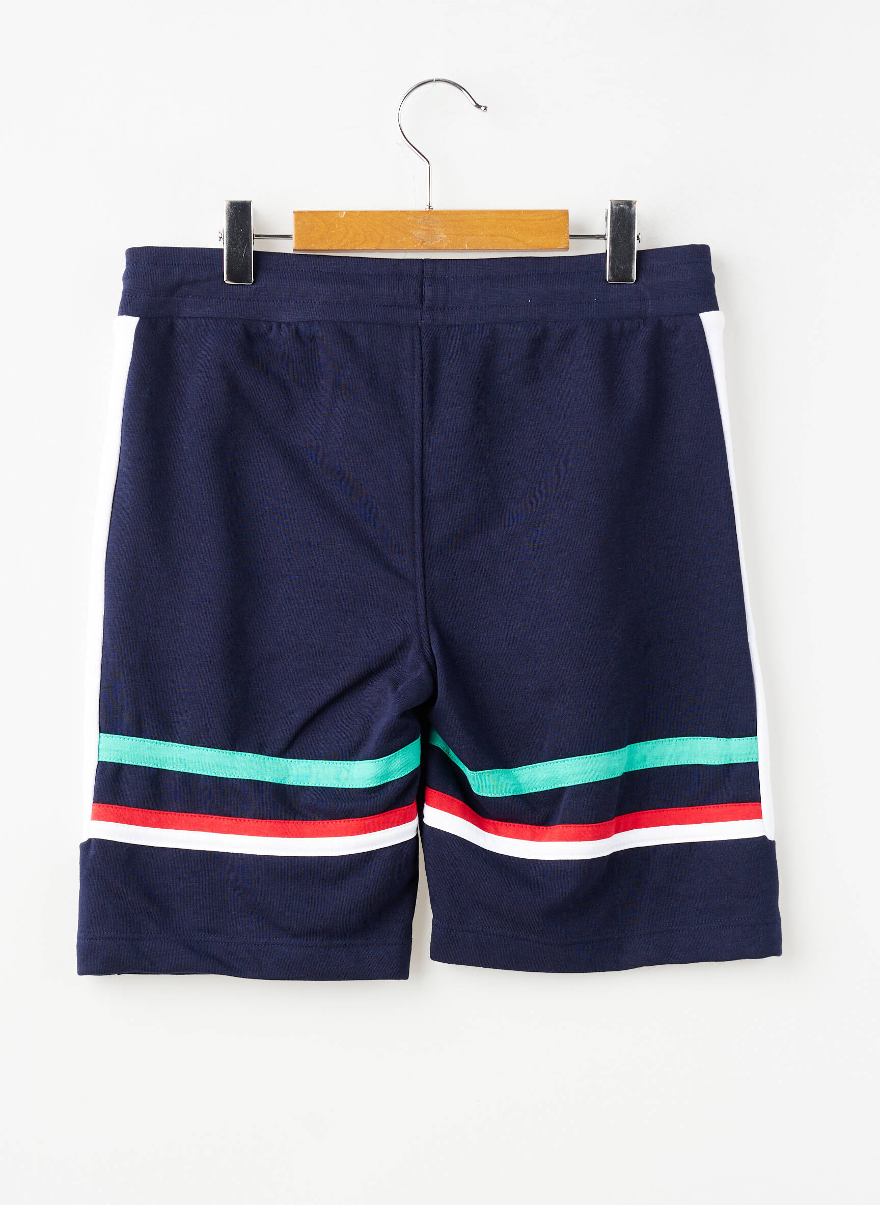 Short tissage popeline taille élastique bleu SERGIO TACCHINI garçon