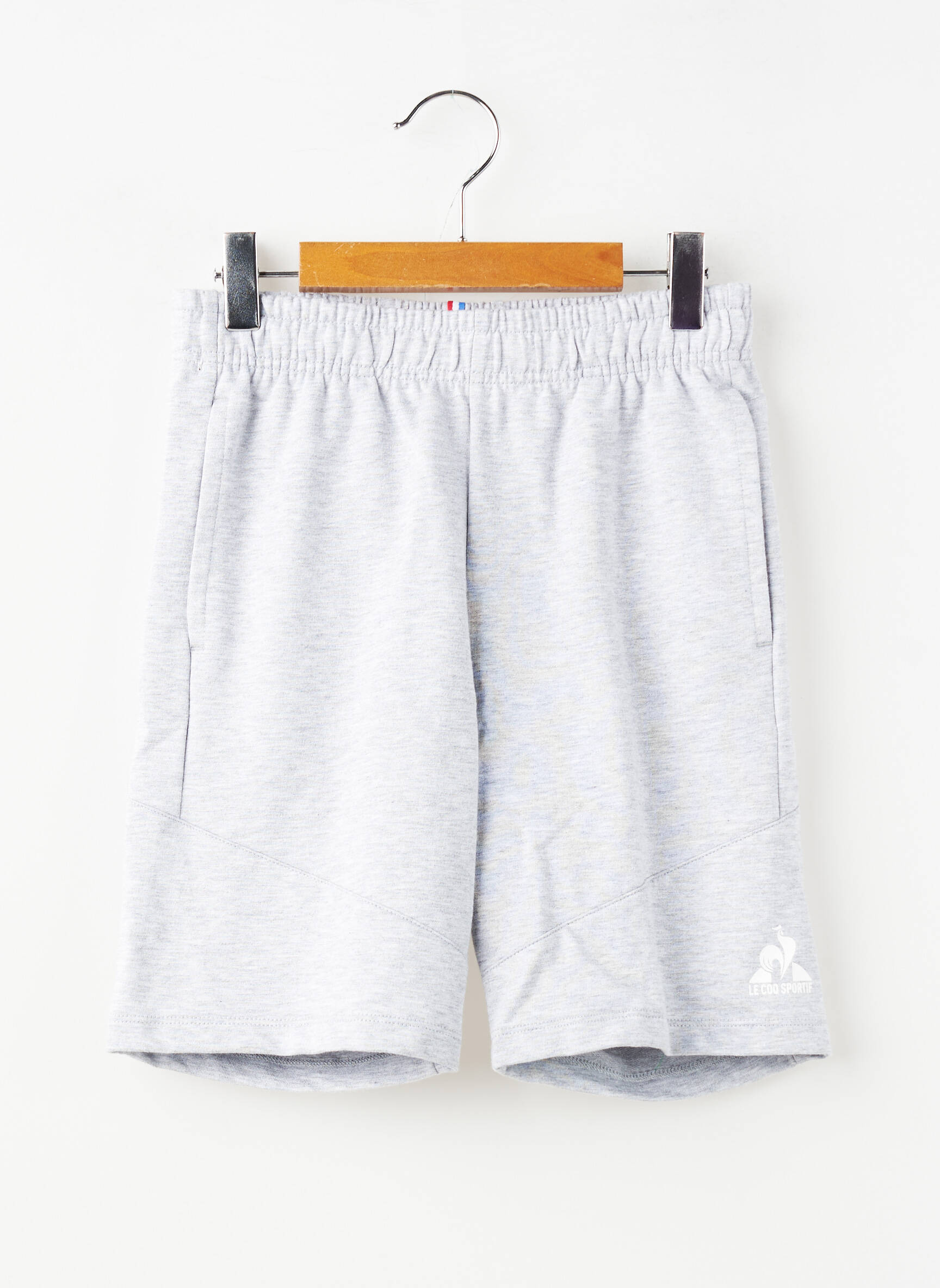 Short stretch taille élastique gris LE COQ SPORTIF garçon
