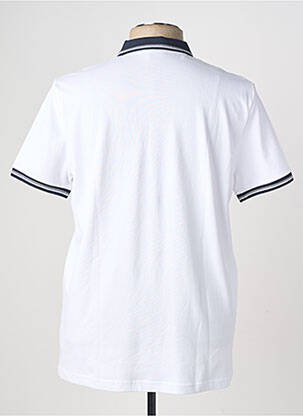 Polo stretch manches courtes blanc TBS homme