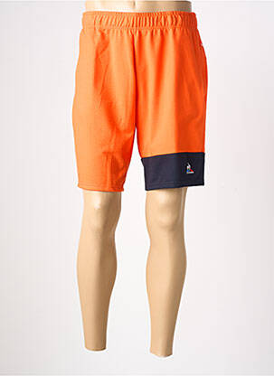 Bermuda taille élastique taille normale orange LE COQ SPORTIF homme