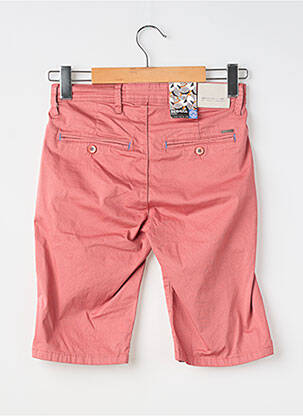 Bermuda taille à pinces taille normale rose BENSON & CHERRY homme