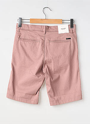 Bermuda taille à pinces taille normale rose JACK & JONES homme