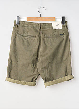 Bermuda taille à pinces taille normale vert JACK & JONES homme
