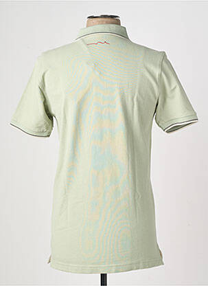 Polo stretch manches courtes vert TEDDY SMITH homme