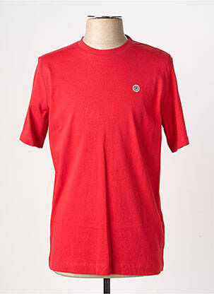 T-shirt coupe cintrée manches courtes rouge SERGE BLANCO homme