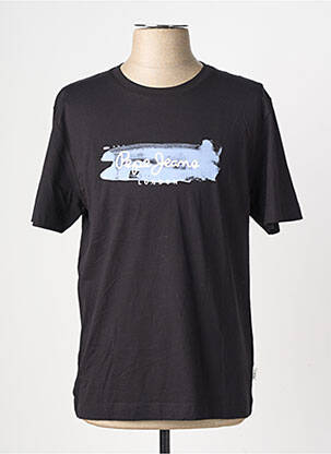 T-shirt coupe cintrée manches courtes noir PEPE JEANS homme
