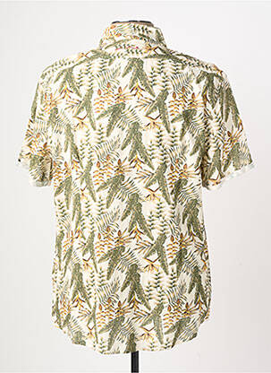 Chemise manches courtes imprimé tie and dye beige TEDDY SMITH homme