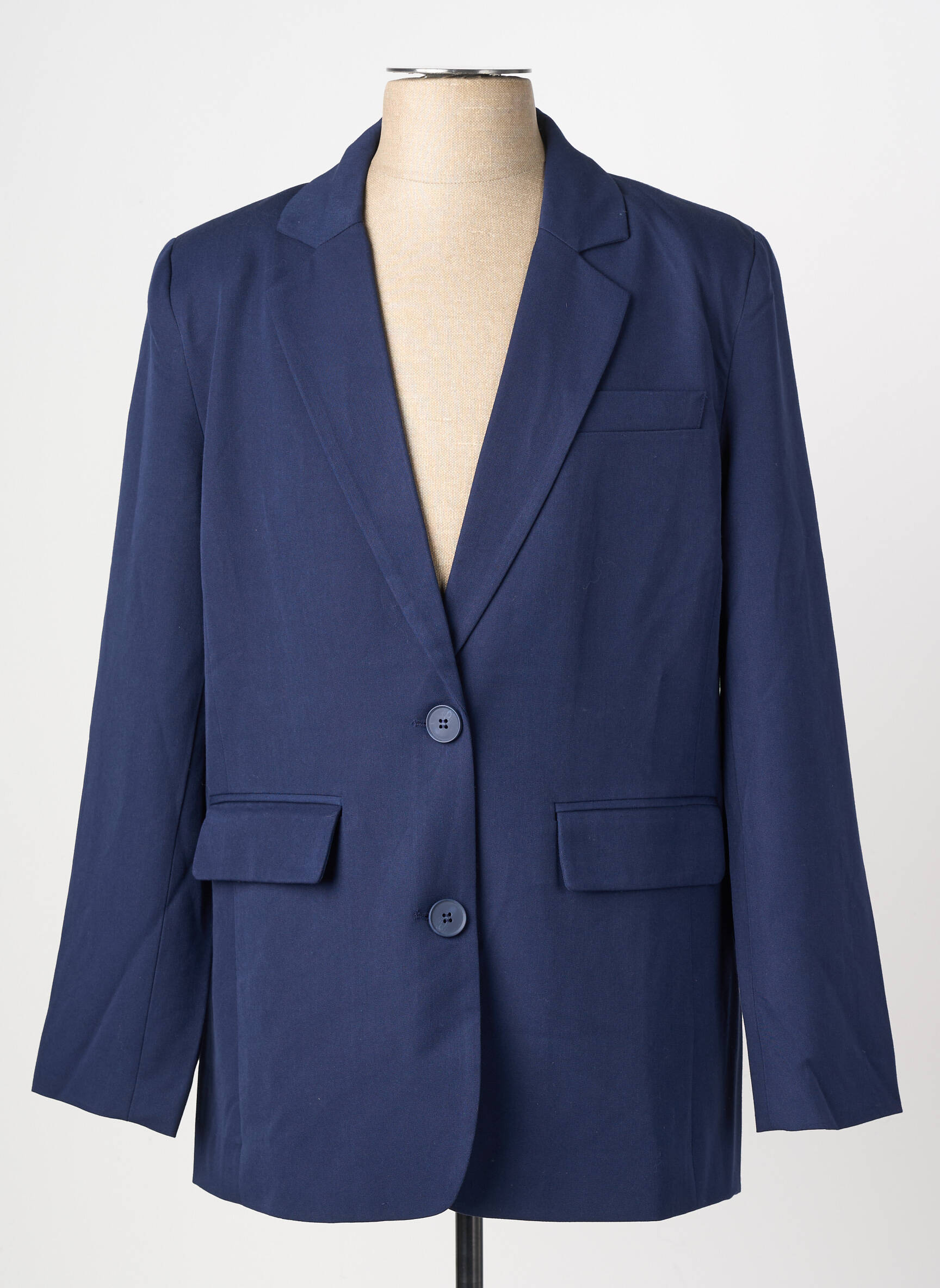 Blazer poches bleu PIECES femme