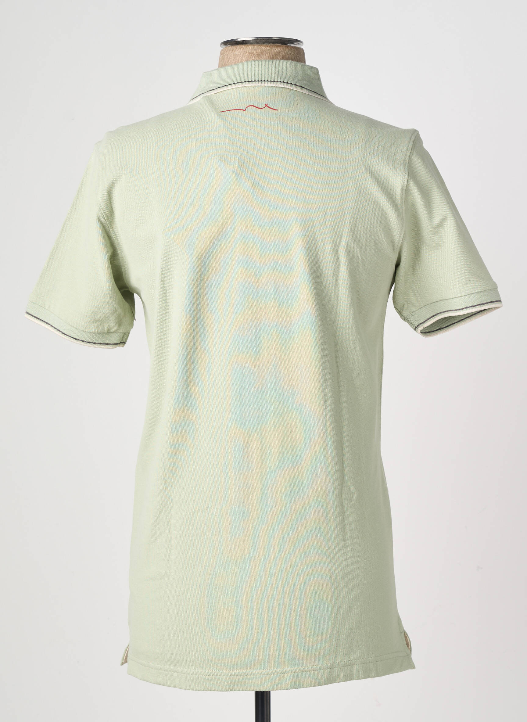 Polo stretch manches courtes vert TEDDY SMITH homme