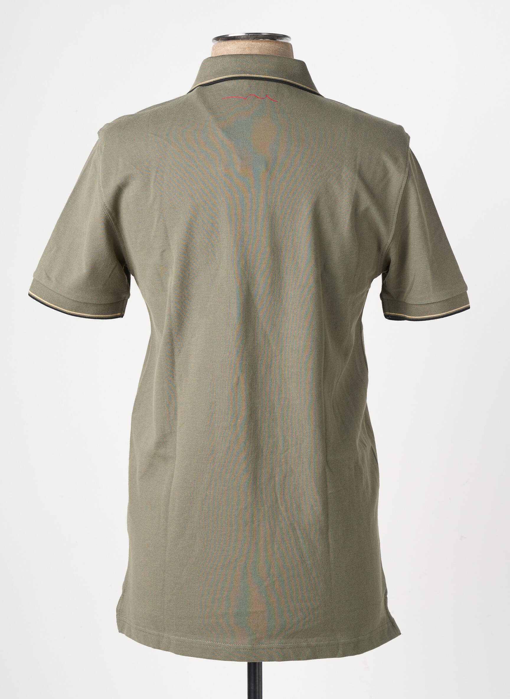 Polo stretch manches courtes vert TEDDY SMITH homme