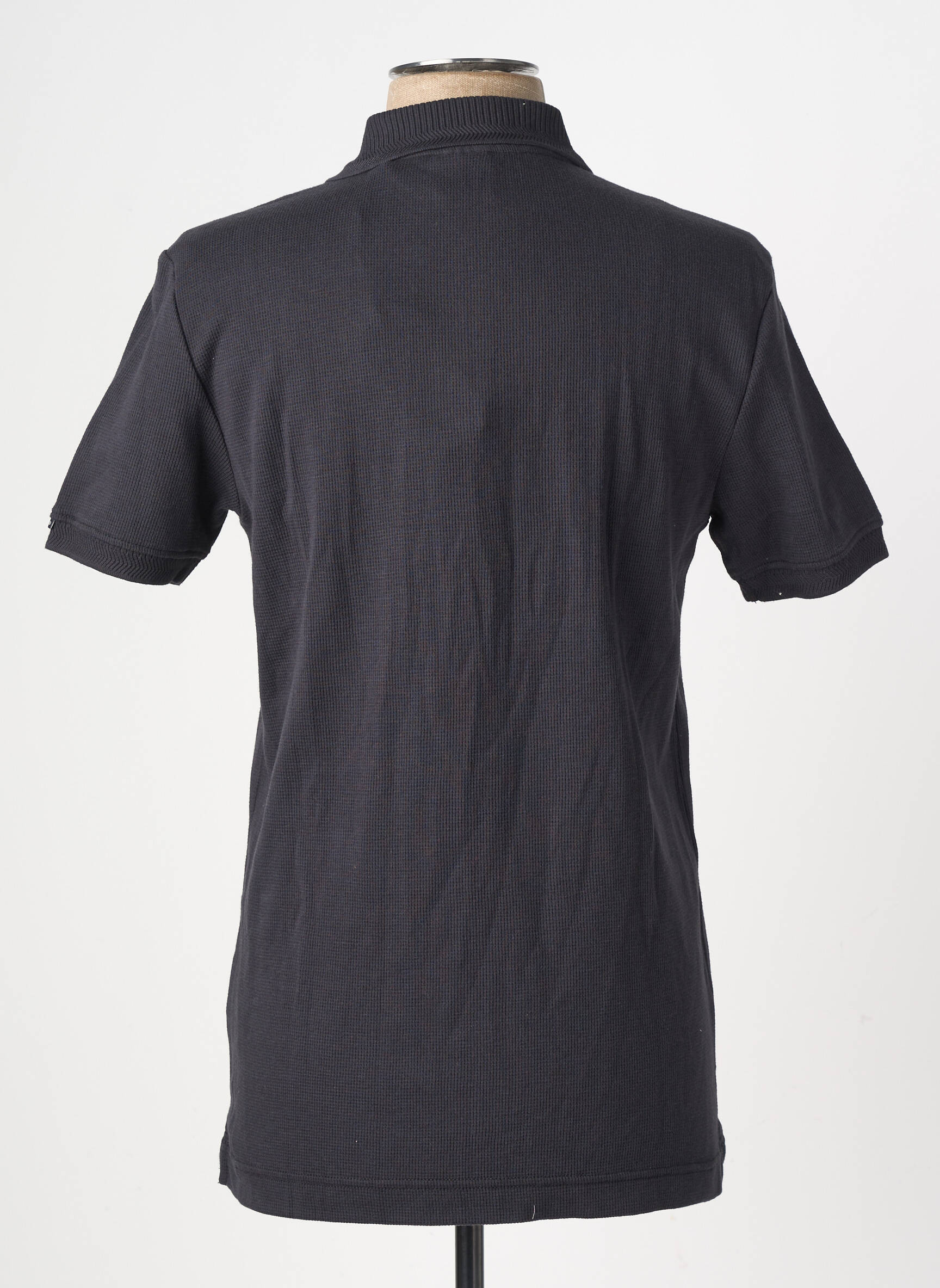 Polo tissage jersey manches courtes noir PETROL INDUSTRIES homme