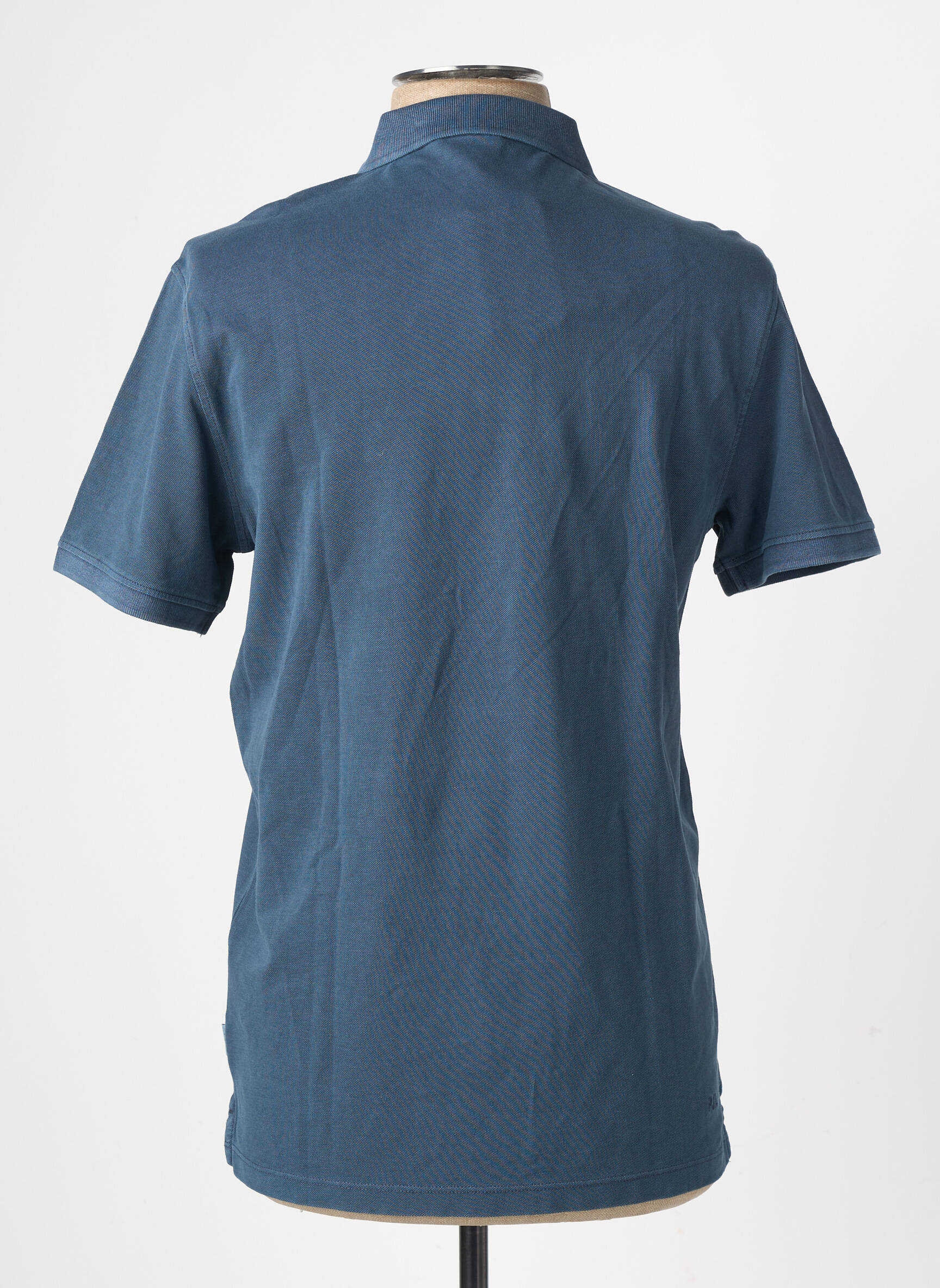 Polo stretch manches courtes bleu PEPE JEANS homme