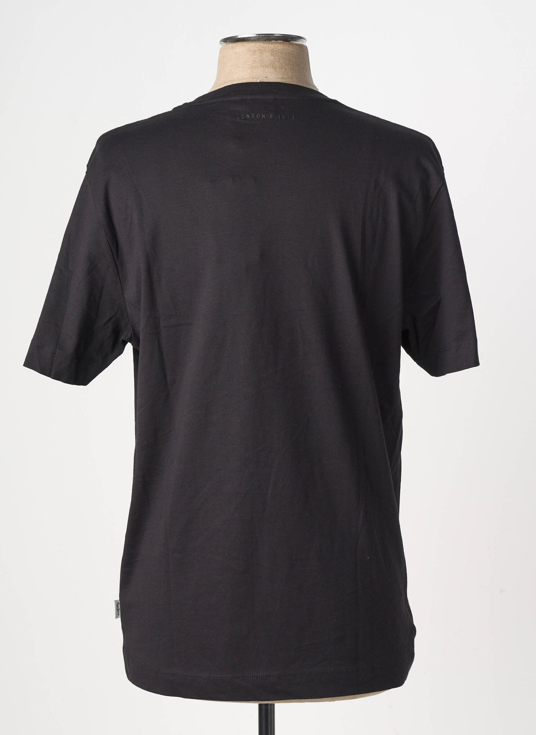 T-shirt coupe cintrée manches courtes noir PEPE JEANS homme