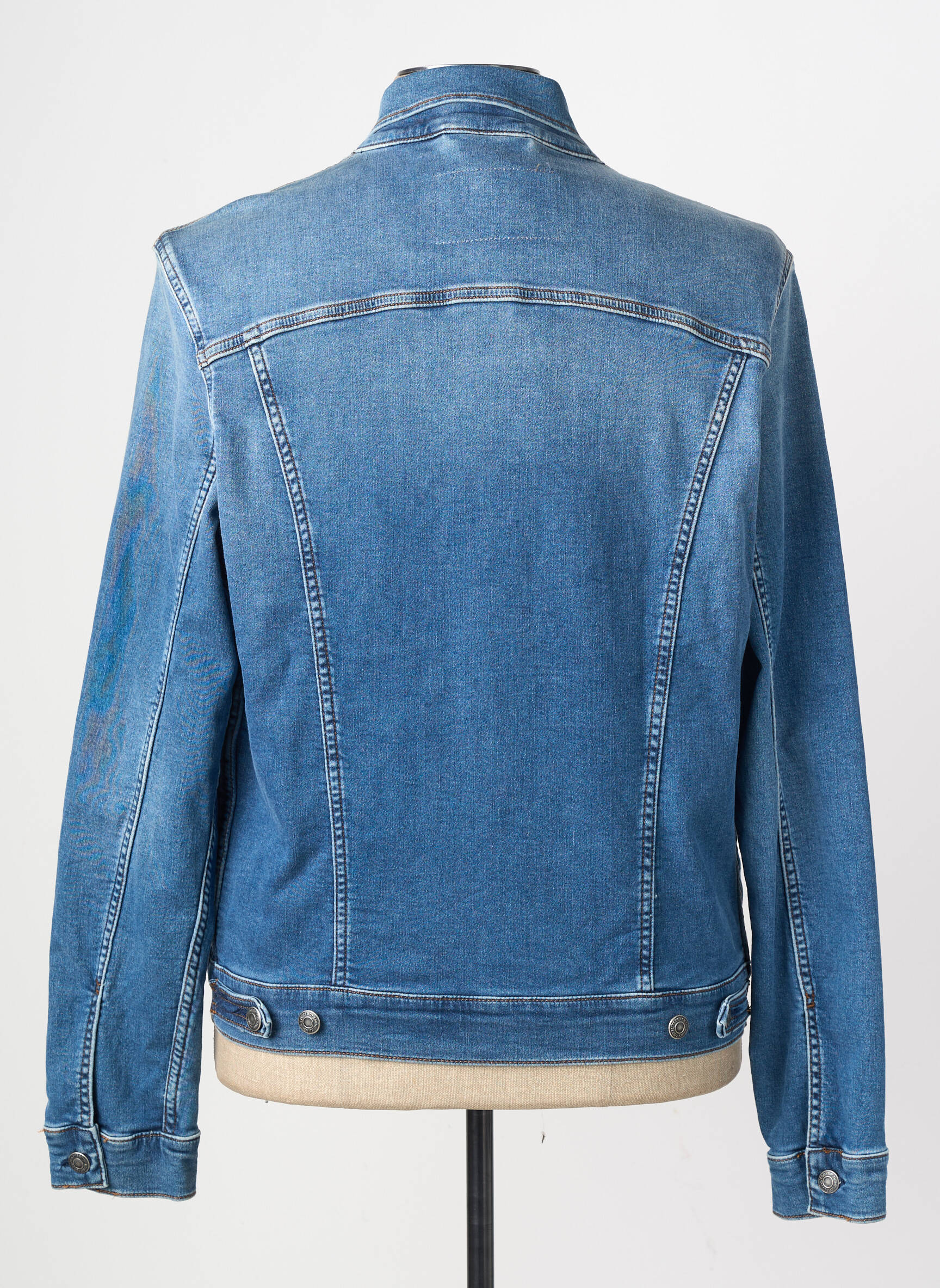 Veste casual fermeture boutonnée sur le devant bleu TEDDY SMITH homme