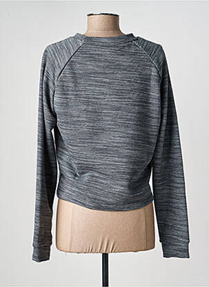 Pull coupe droite manches longues gris ADIDAS femme
