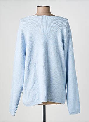Pull coupe droite manches longues bleu ONLY femme