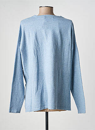 Pull coupe droite manches longues bleu ONLY femme