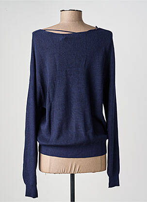 Pull coupe cintrée manches longues bleu VERO MODA femme