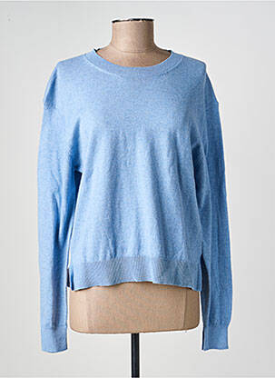 Pull coupe droite manches longues bleu PEPE JEANS femme