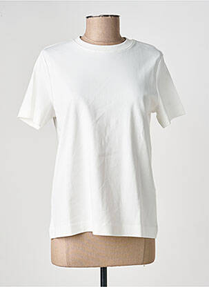 T-shirt coupe cintrée manches courtes blanc AWARE BY VERO MODA femme
