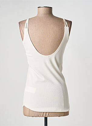 Débardeur tissage côtelé sans manche beige PUMA femme