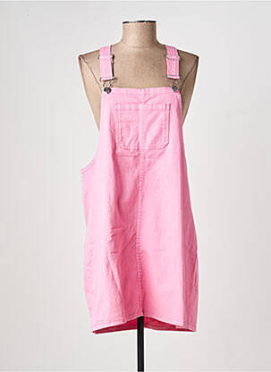 Robe mi-longue fines bretelles rose ONLY femme
