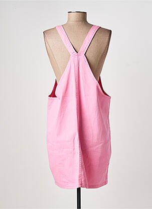 Robe mi-longue fines bretelles rose ONLY femme