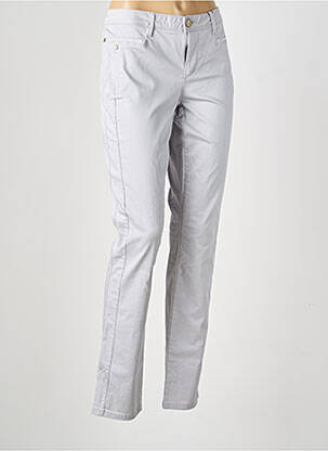 Pantalon droit stretch taille normale gris STREET ONE femme