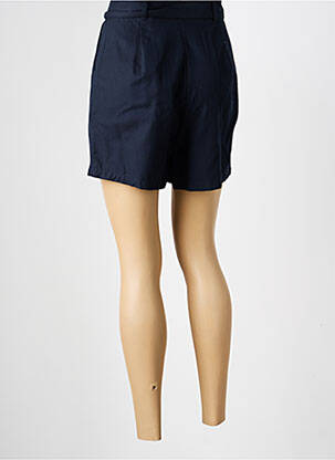 Short taille à pinces taille haute bleu TEDDY SMITH femme