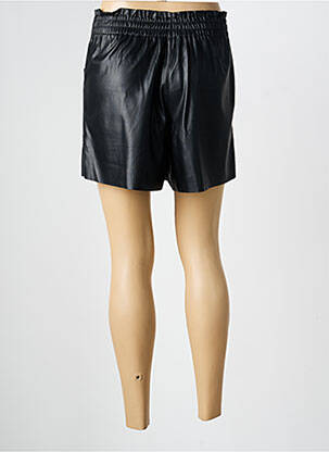 Short tissage simili-cuir taille normale noir TEDDY SMITH femme