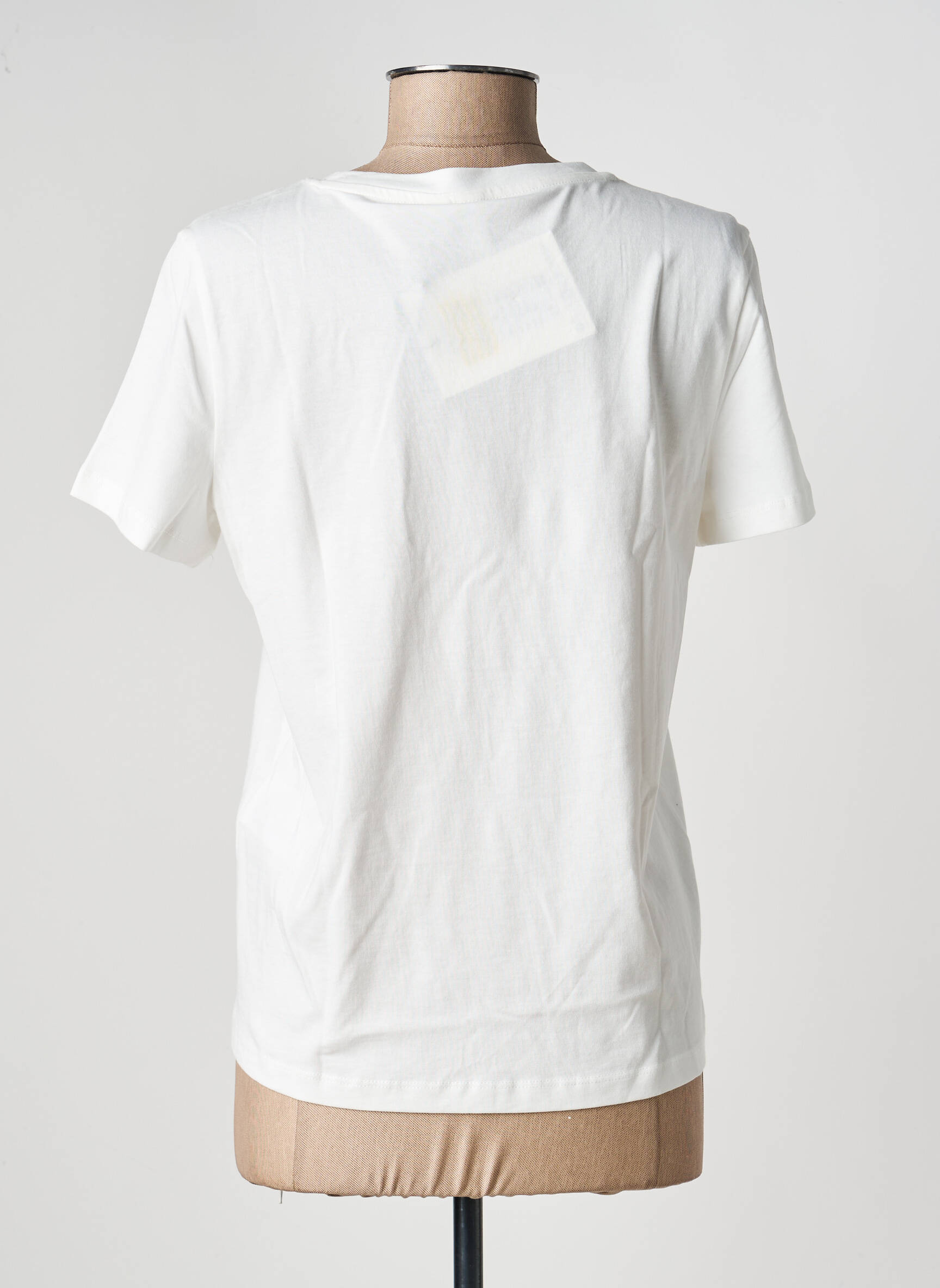 T-shirt coupe droite manches courtes blanc VERO MODA femme