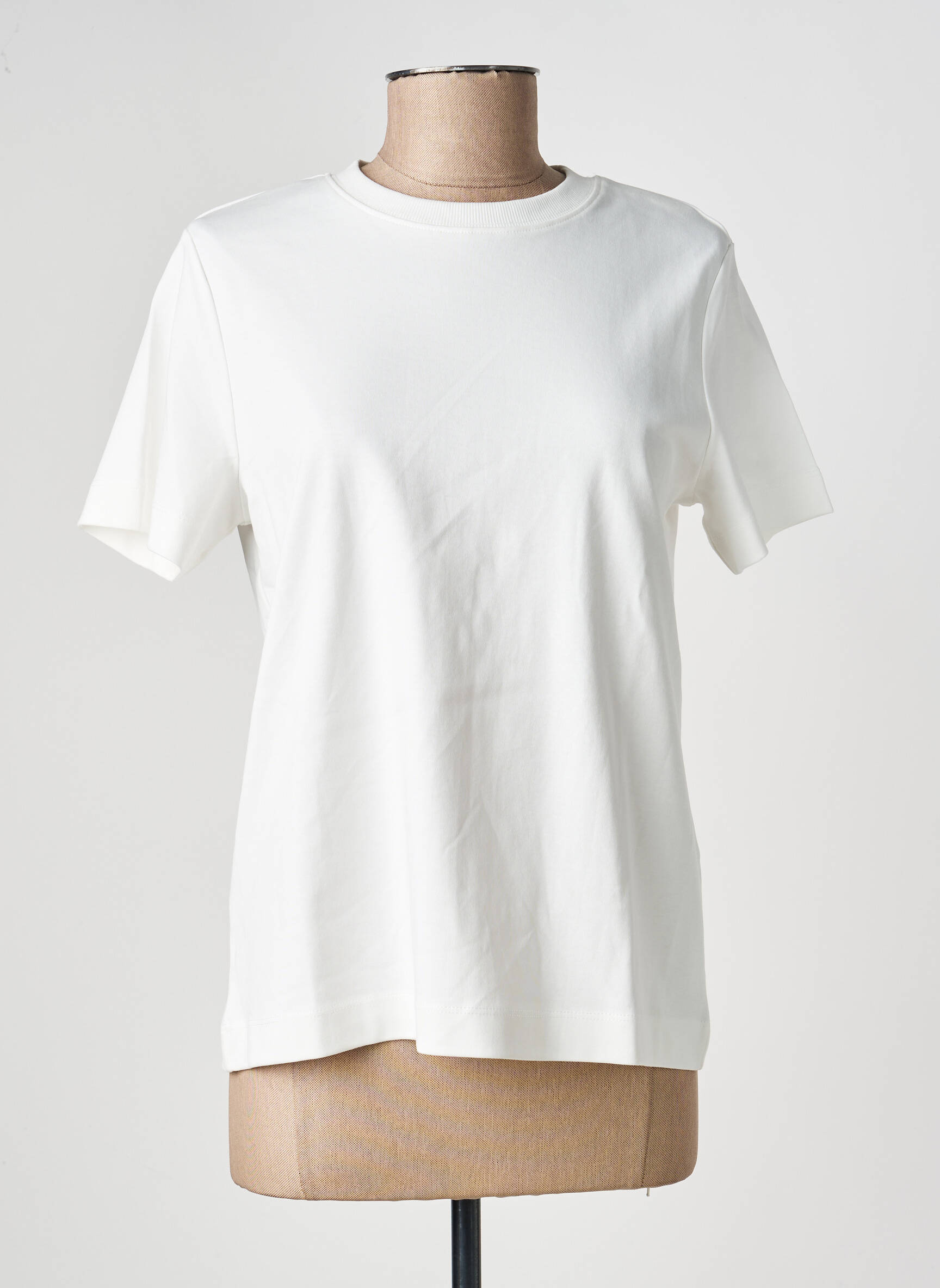 T-shirt coupe cintrée manches courtes blanc AWARE BY VERO MODA femme