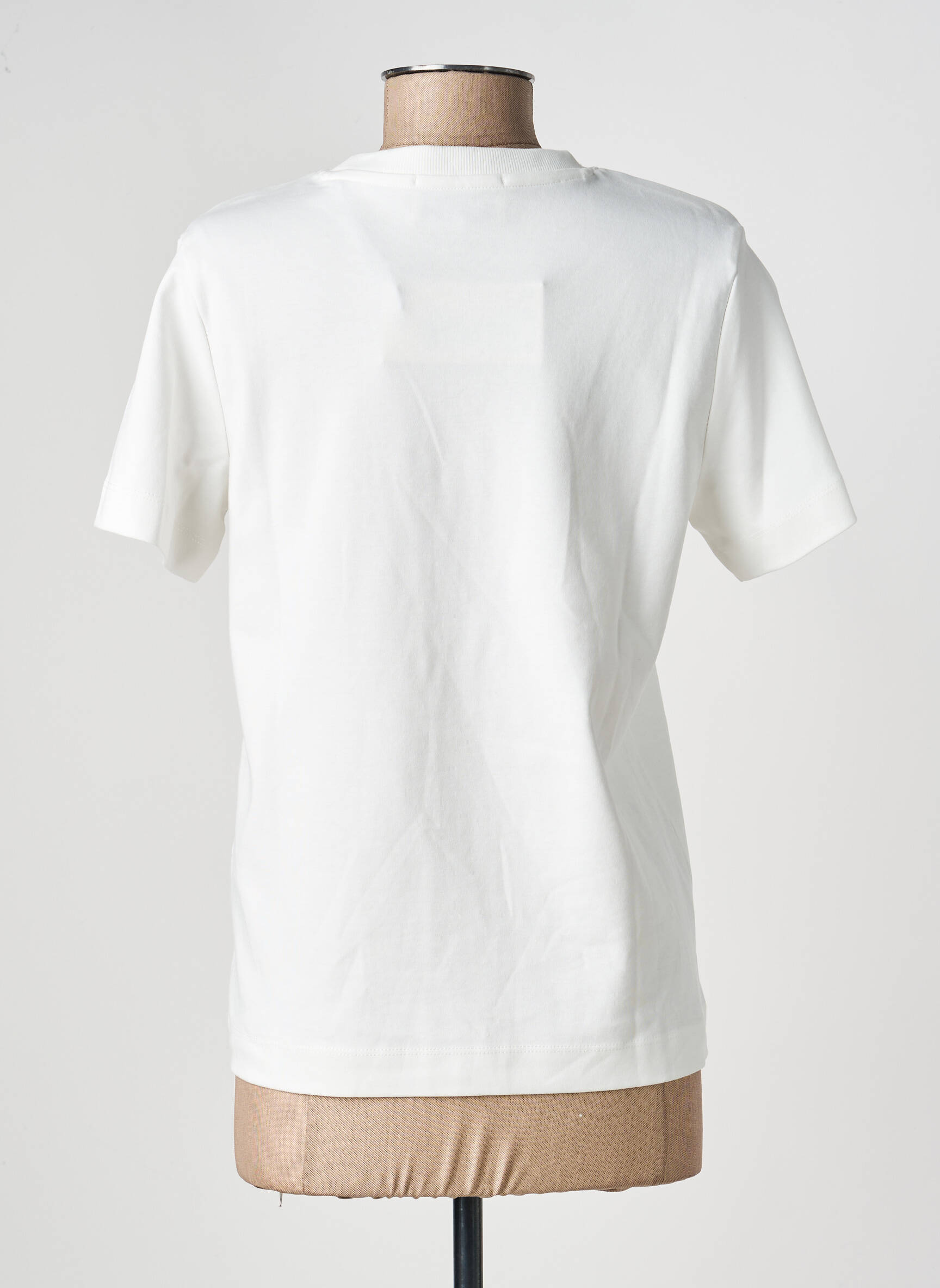 T-shirt coupe cintrée manches courtes blanc AWARE BY VERO MODA femme
